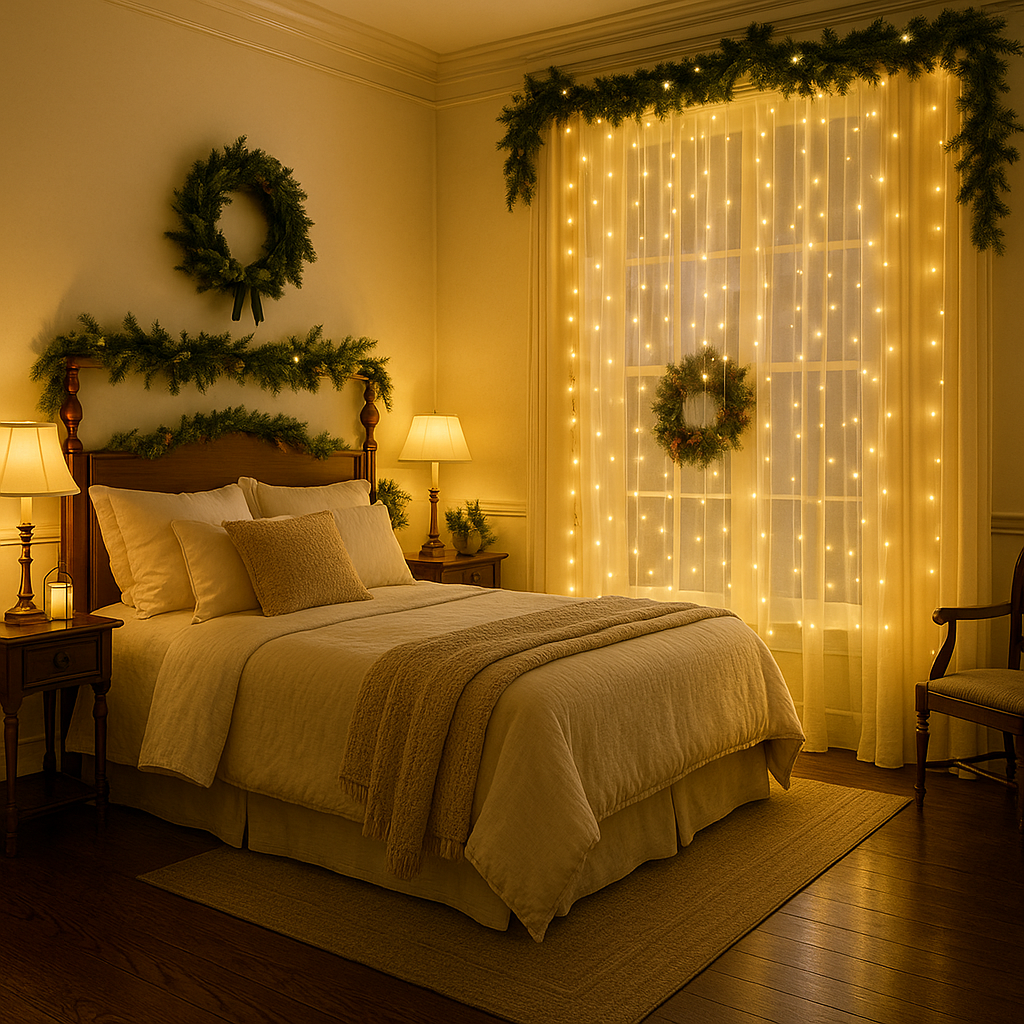 Nantucket Glow Curtain Light Garland – Warm White